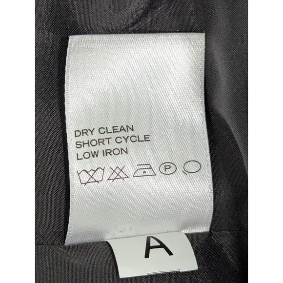 Etcetera‎ Asymmetrical Zip Jacket Sz 4 Gray Cotton Blend Funnel Neck Sporty Moto - Picture 10 of 10